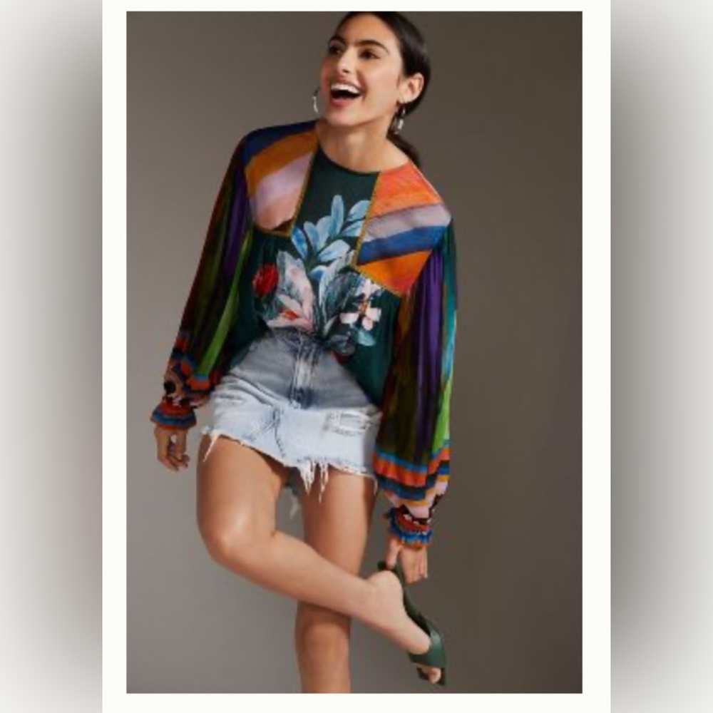 Anthropology- Miranda peasant blouse